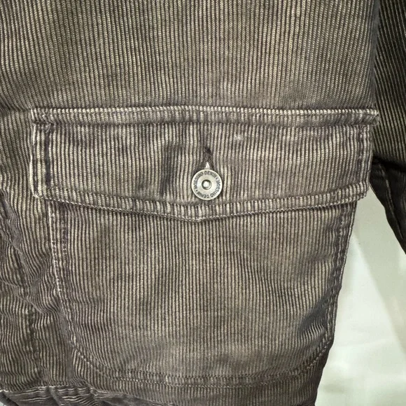 Mossimo brown corduroy Sherpa lined jacket size S - Picture 2 of 8